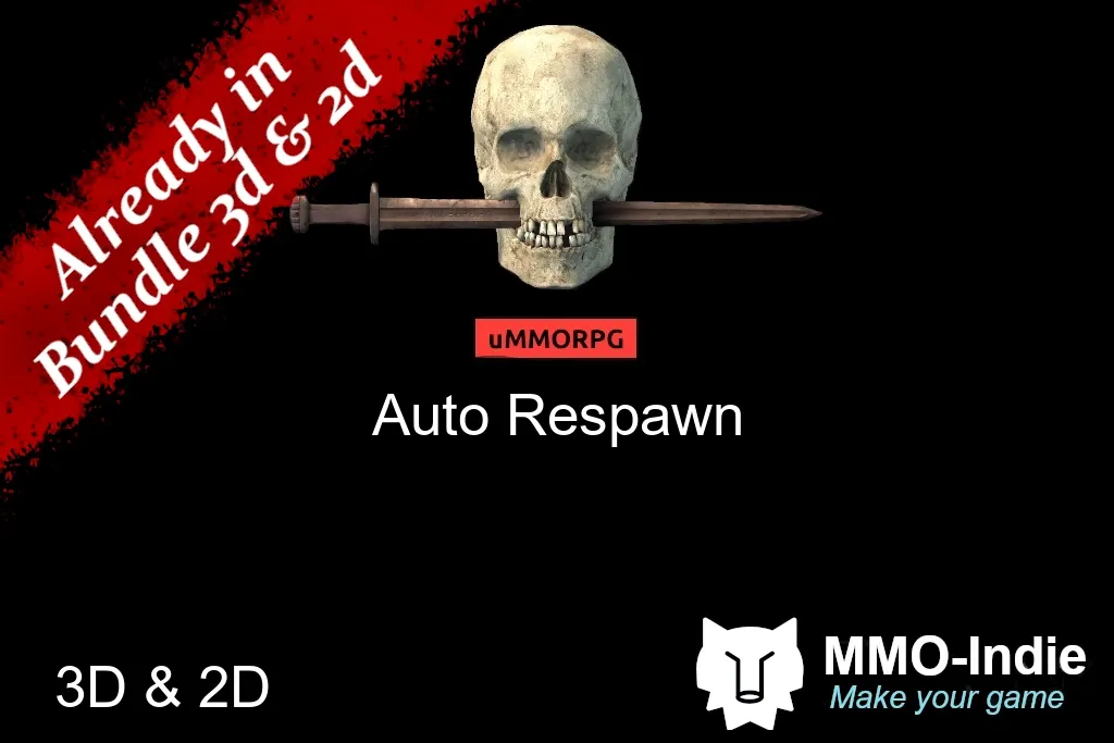 uMMORPG remastered Auto Respawn