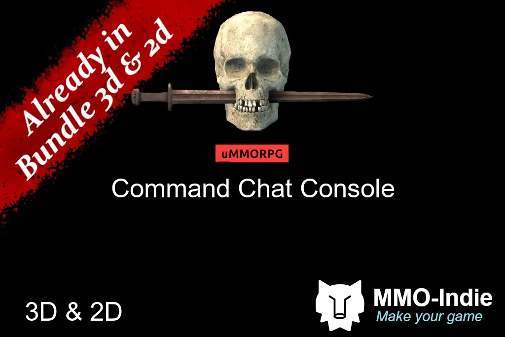 uMMORPG remastered Command Chat Console
