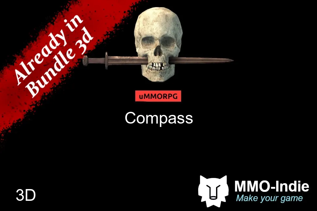 uMMORPG remastered Compass