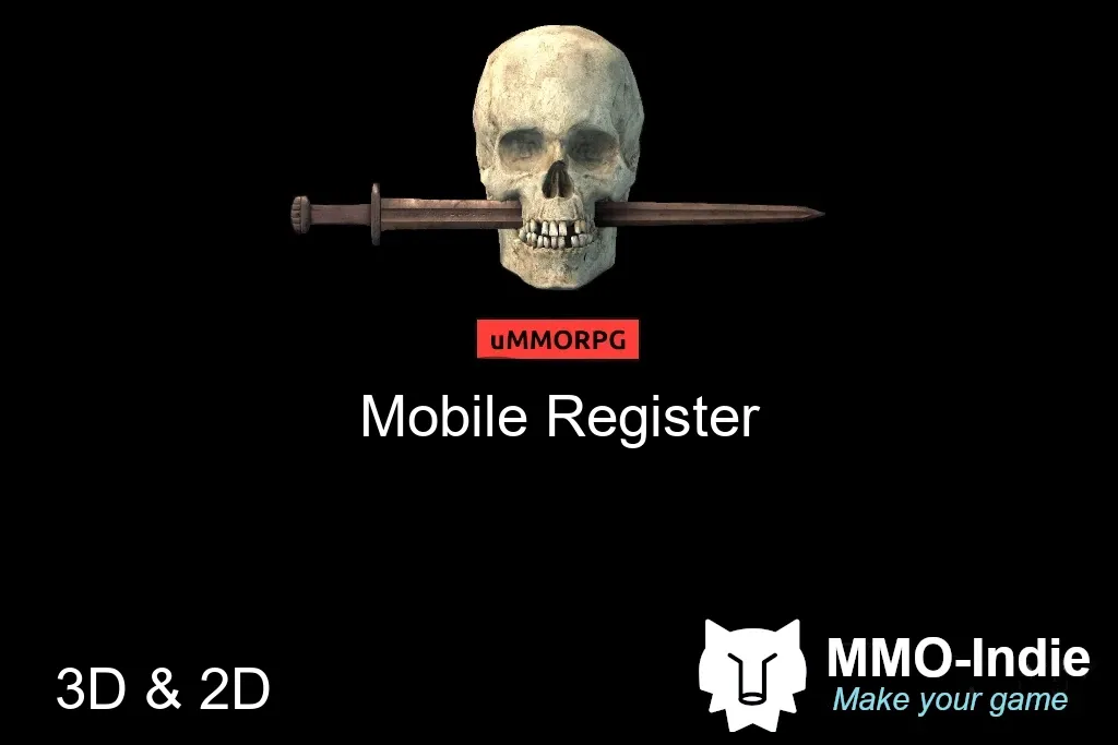 uMMORPG remastered Mobile Register