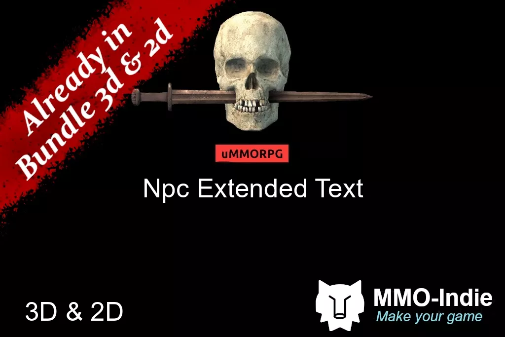 uMMORPG remastered Npc Extended Text